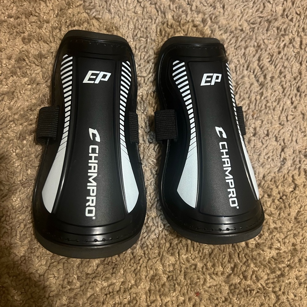 Champro Black Kids Shin Guards